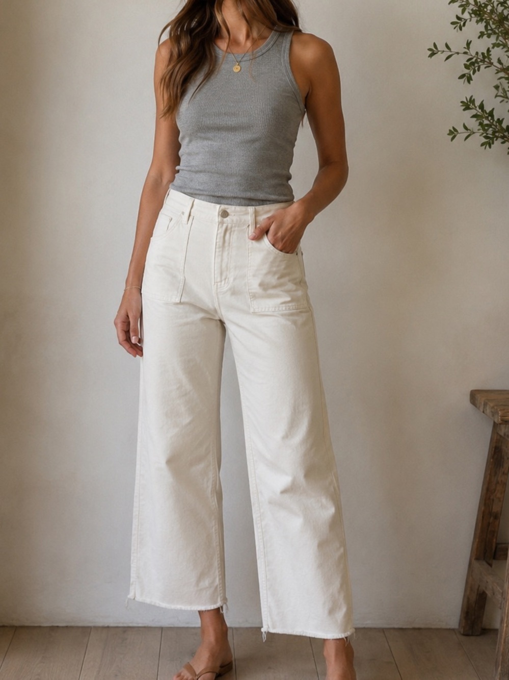 Mother Womens White Pants 29